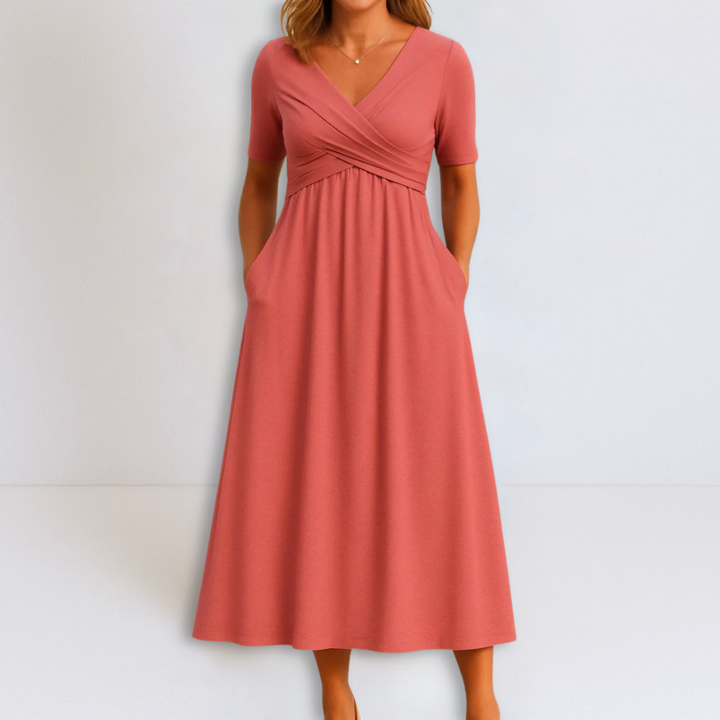 Lori | Elegant Wrap-Style Dress