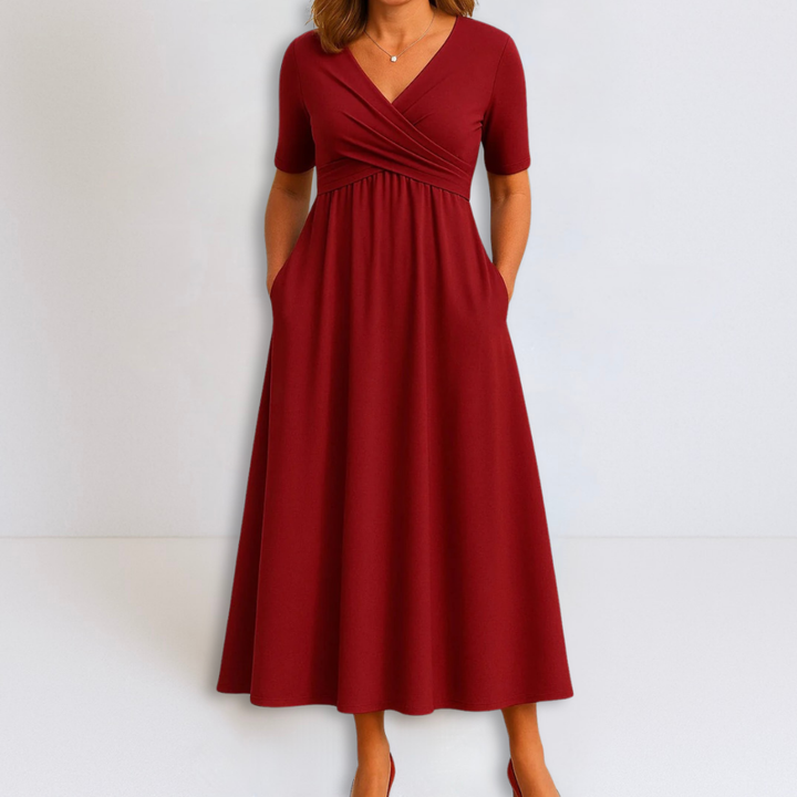 Lori | Elegant Wrap-Style Dress