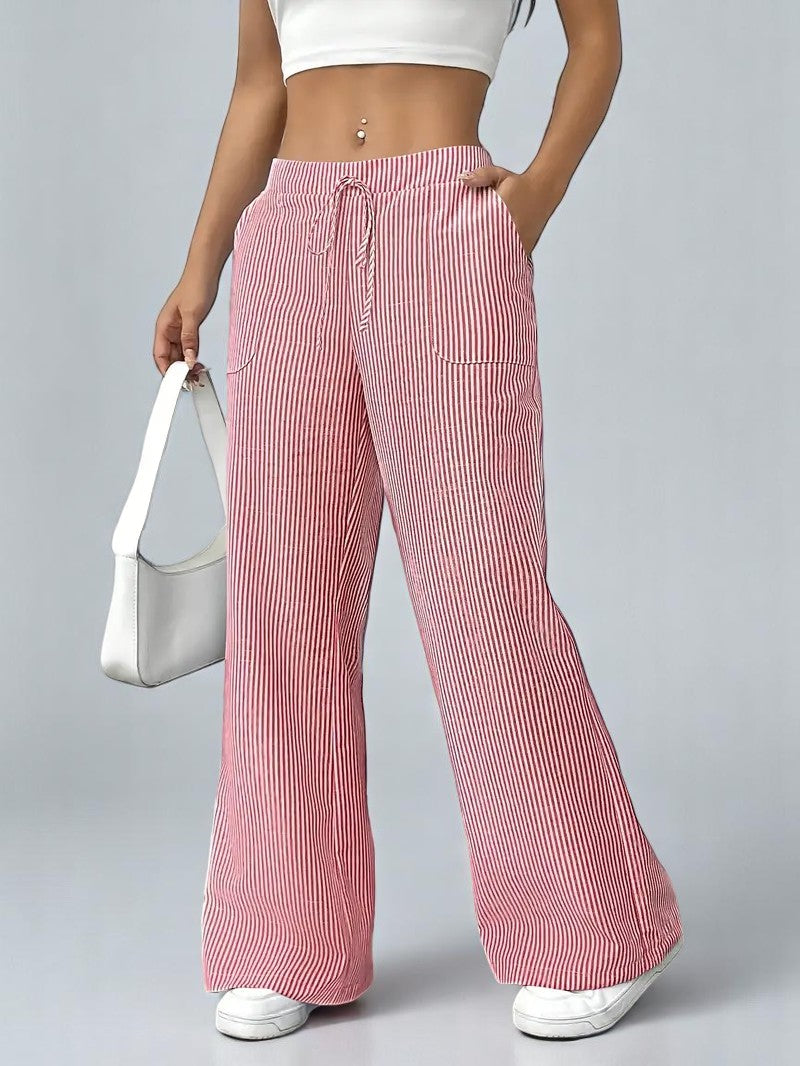 Monelle™ | Elegant Striped Trousers