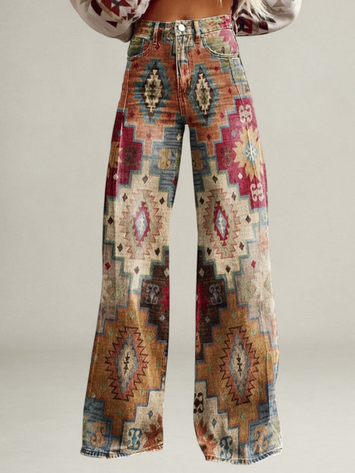 Monelle™ | Vintage Wide-Leg Trousers