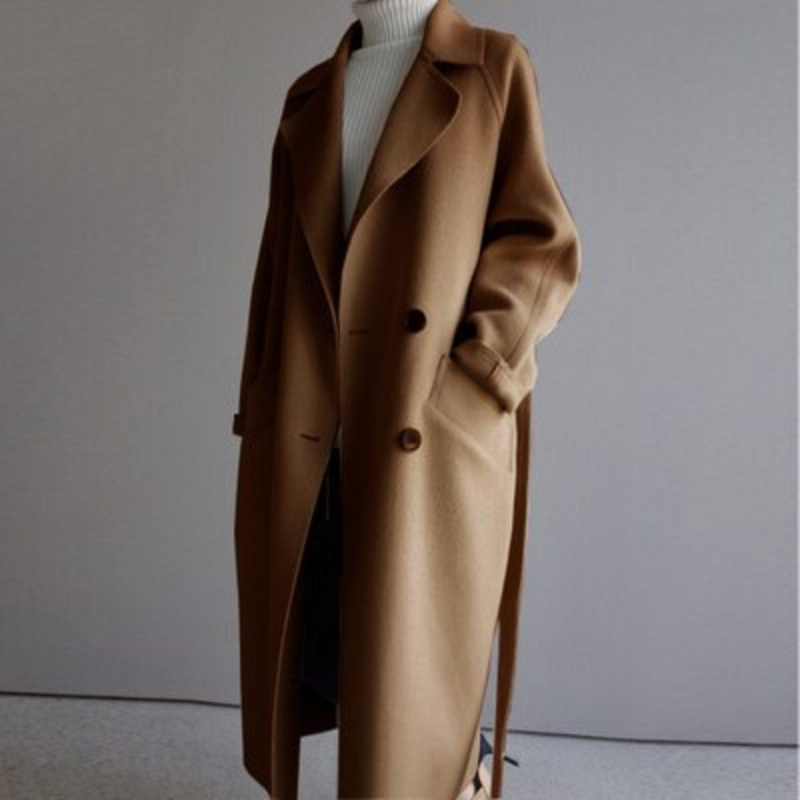 Carla | Chic Long Trench Coat