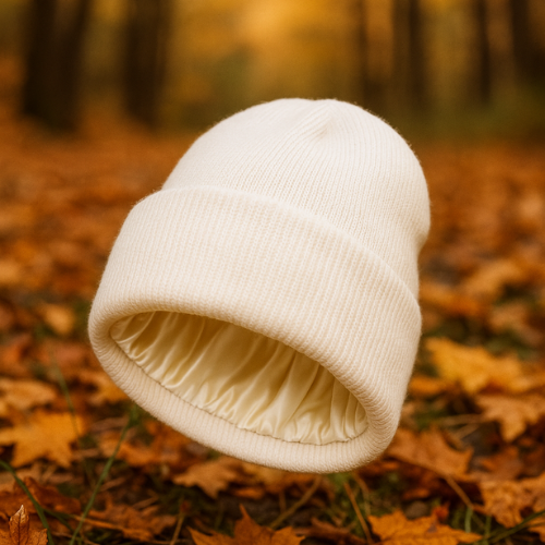 LÉA | Satin-Lined Winter Beanie