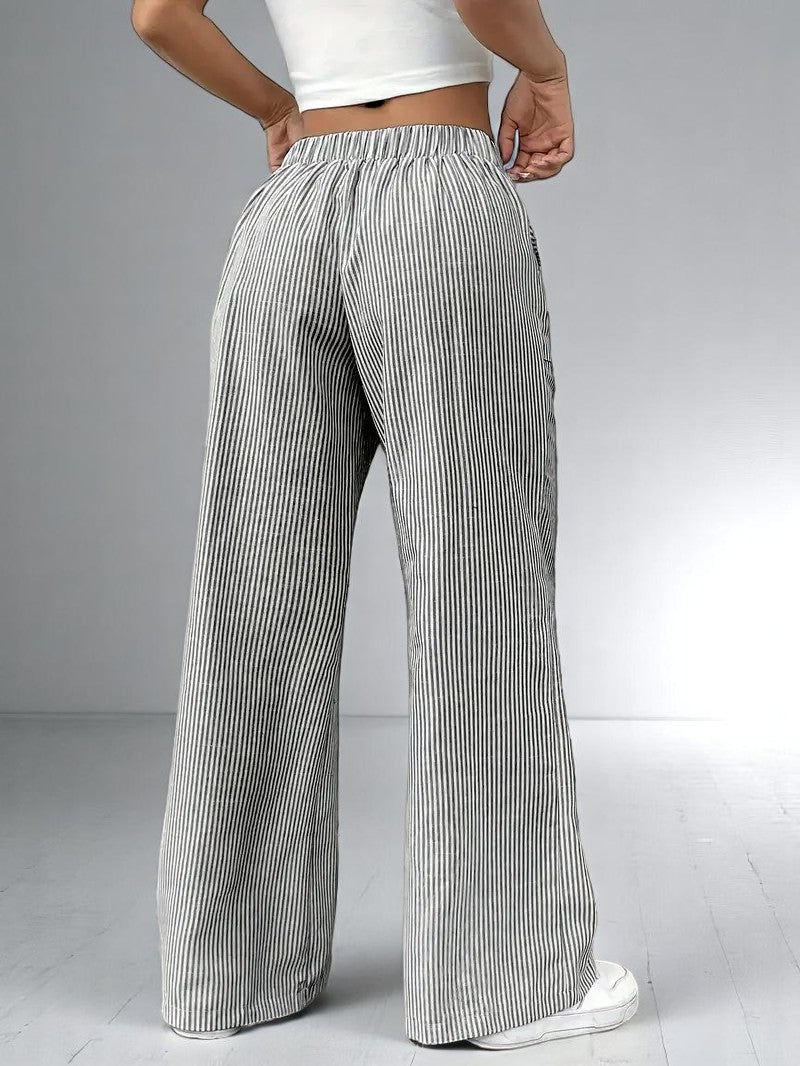 Monelle™ | Elegant Striped Trousers