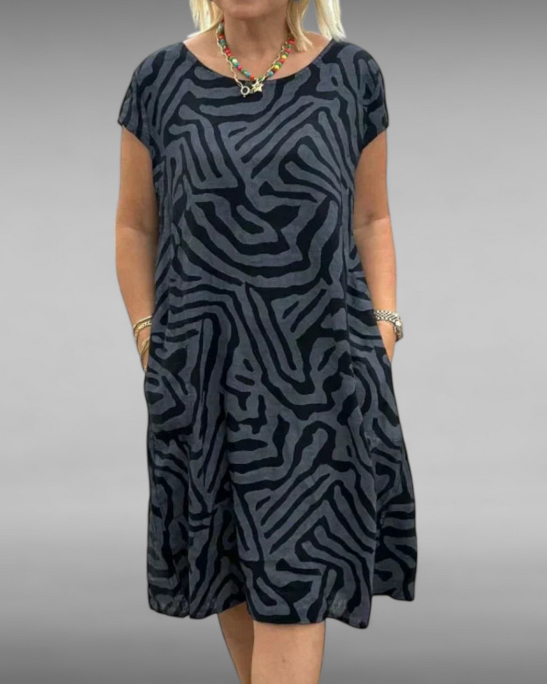 Sarah | Round Neck Dress