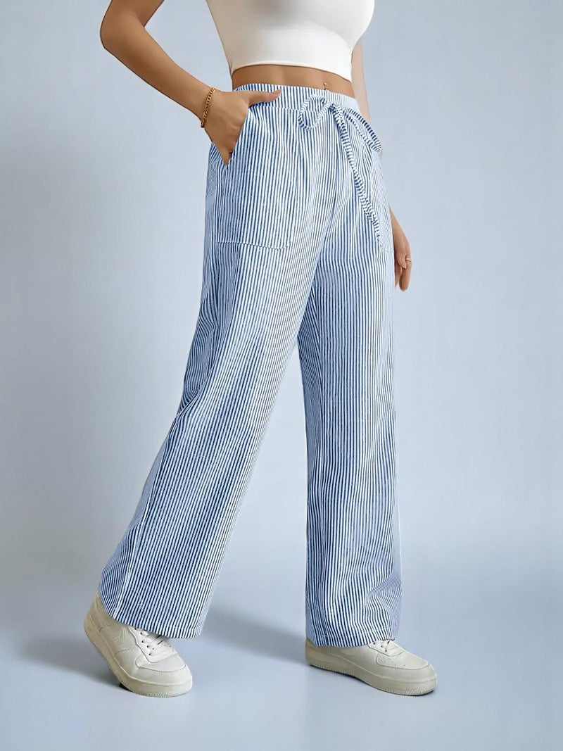 Monelle™ | Elegant Striped Trousers