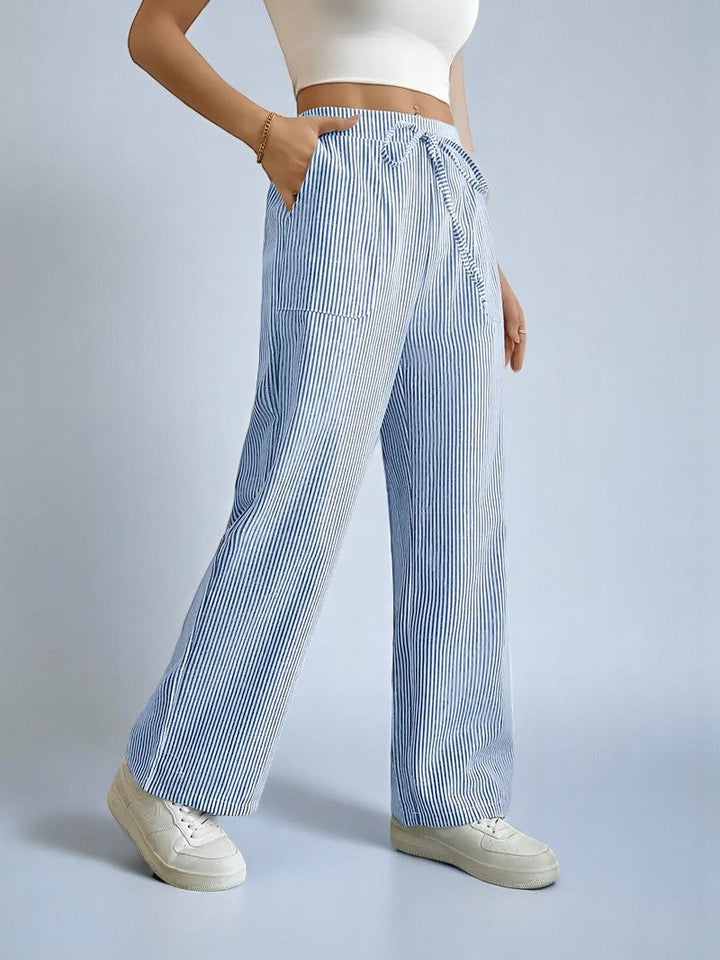 Monelle™ | Elegant Striped Trousers