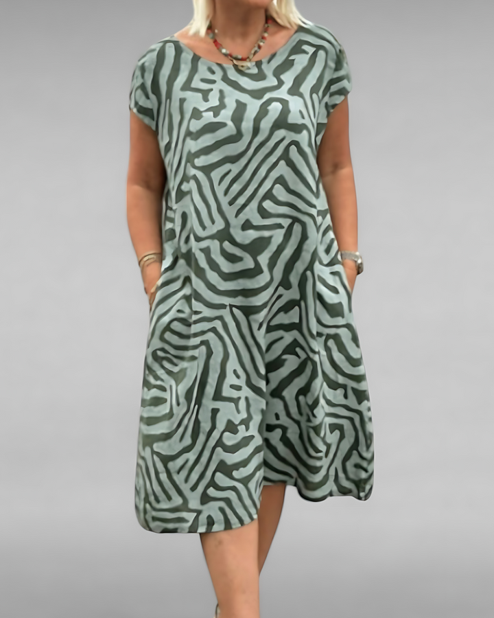 Sarah | Round Neck Dress