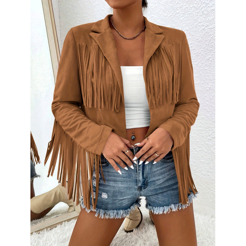Fiorella – Jacket with Tassels