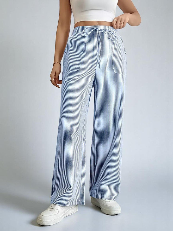 Monelle™ | Elegant Striped Trousers