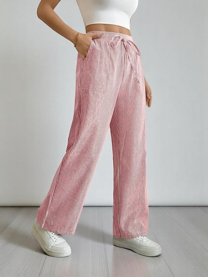 Monelle™ | Elegant Striped Trousers