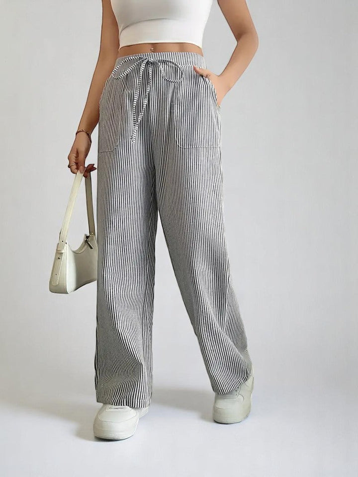 Monelle™ | Elegant Striped Trousers