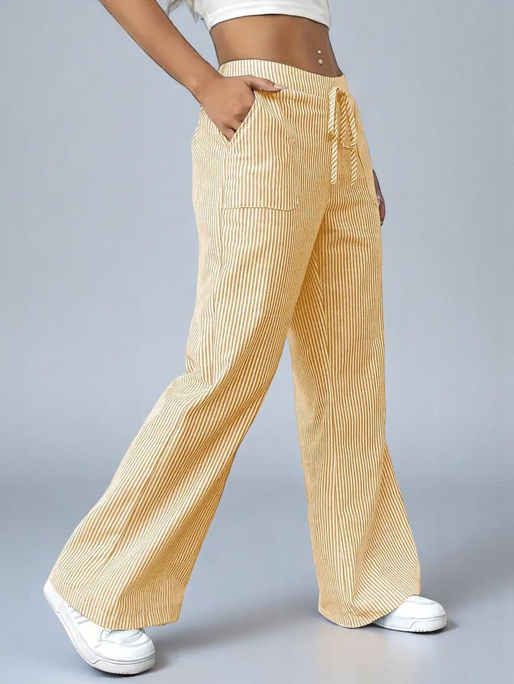 Monelle™ | Elegant Striped Trousers