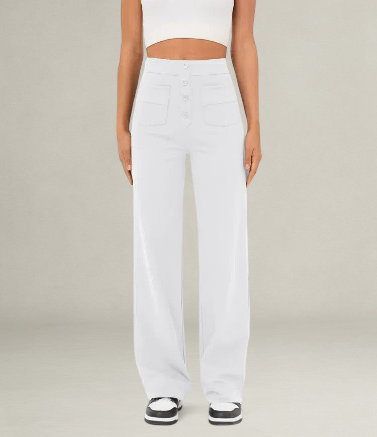 Monelle™ | High Waist Elastic Trousers